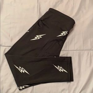 Performance Capris! Black with metallic bolts!